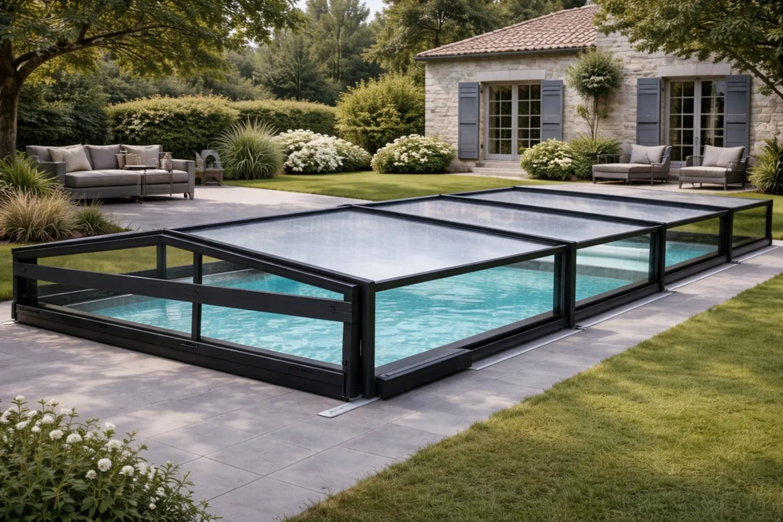 Image achat abri de piscine 1 abri piscine telescopique